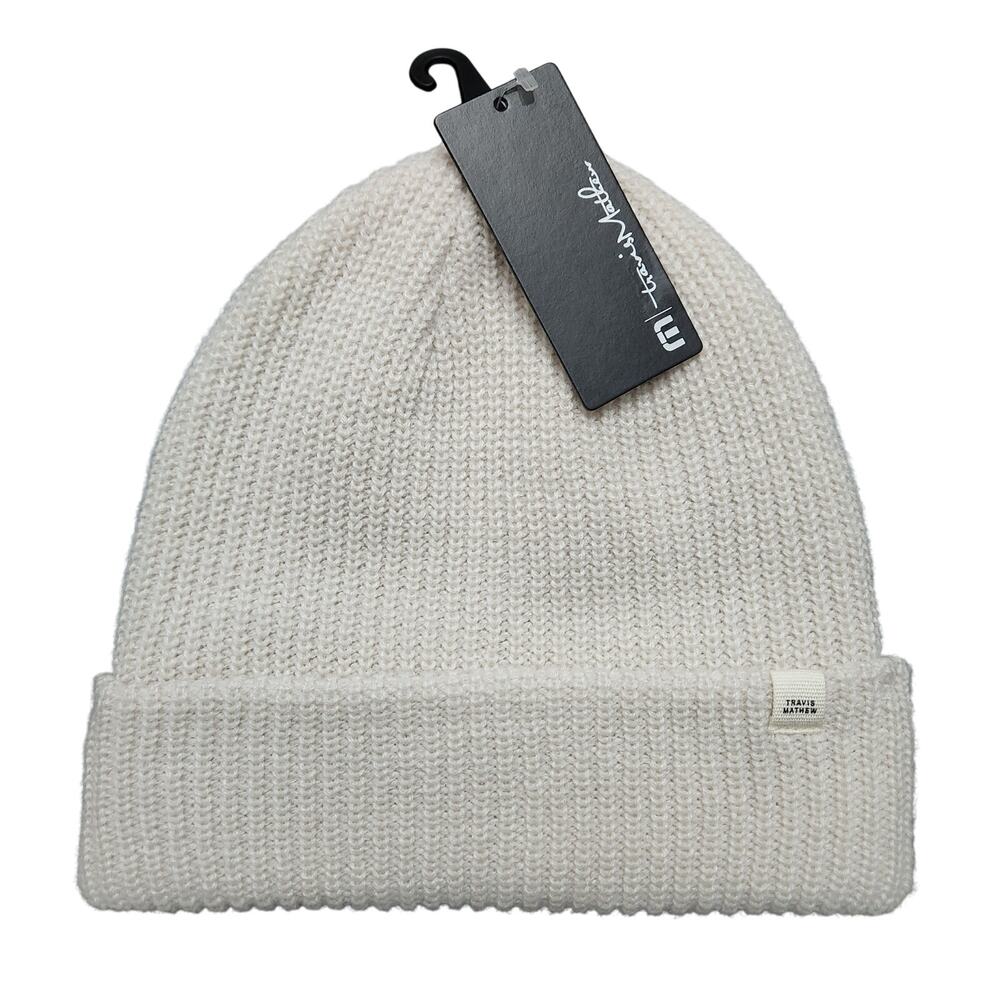 NWT TravisMathew Cloud Beanie Moonbeam One Size